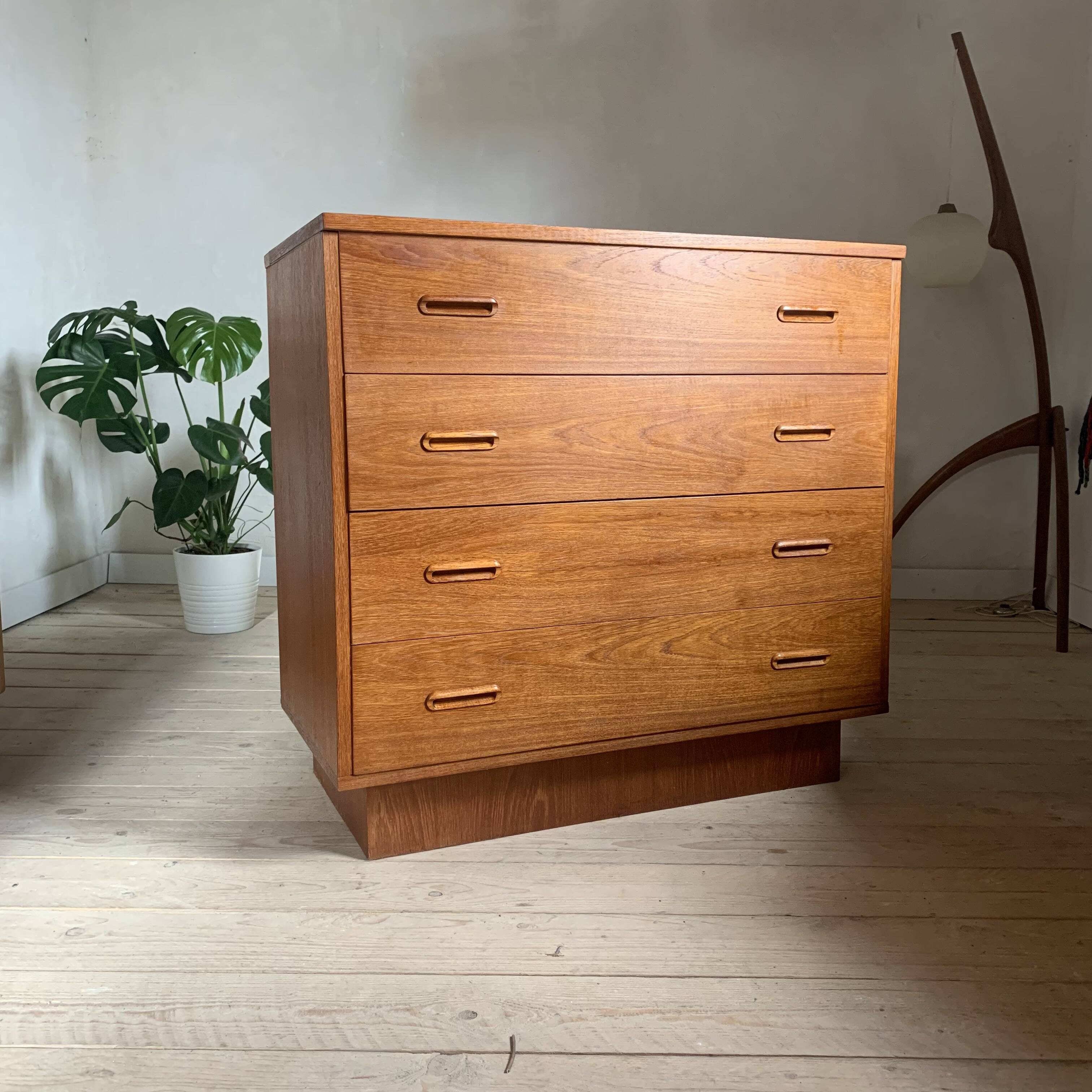 Vintage Scandinavian style teak dressing table
