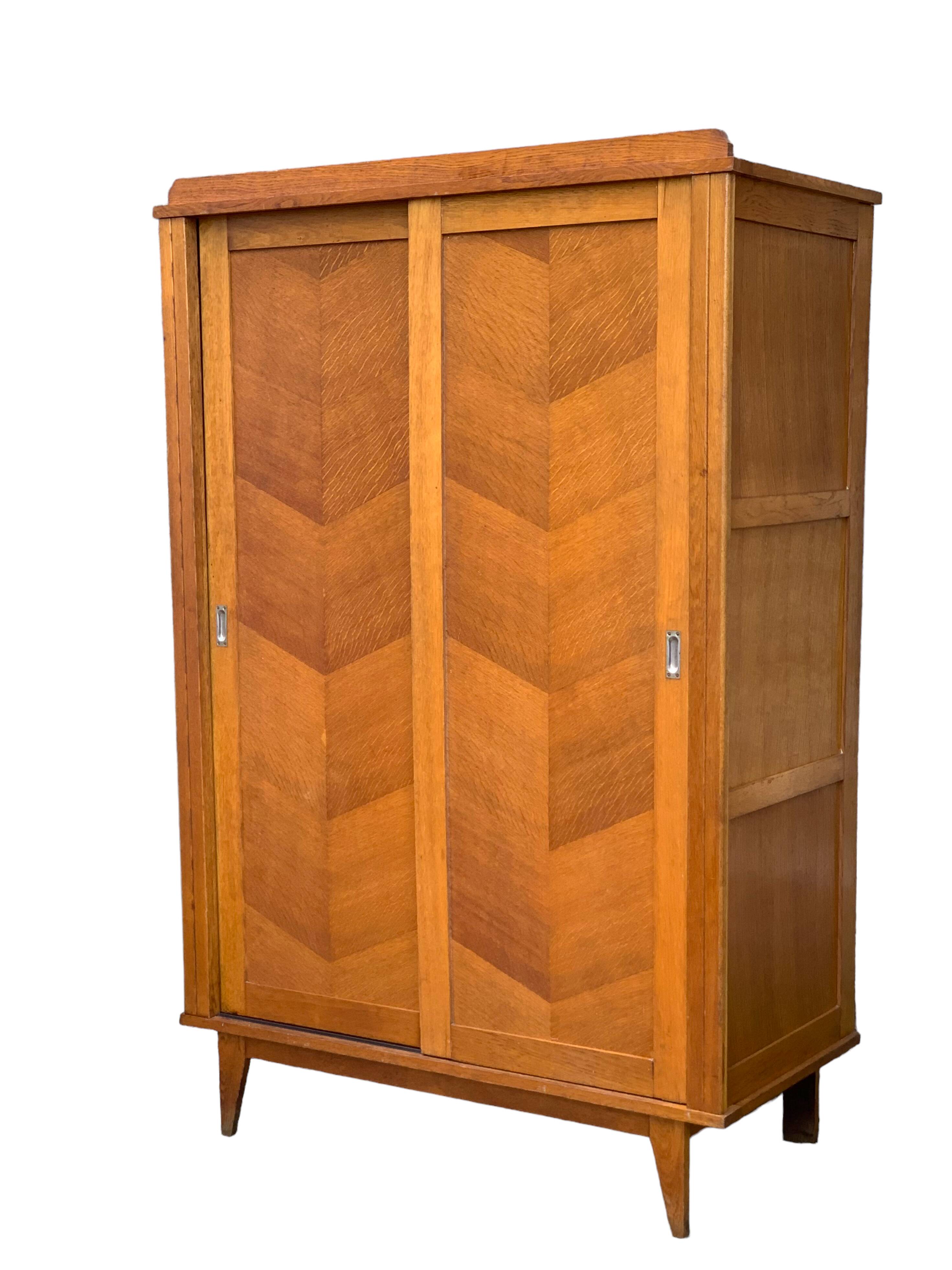 Vintage wardrobe compass feet wardrobe 1950