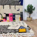 Azilal Berber rug in handmade wool 285 X 200 CM