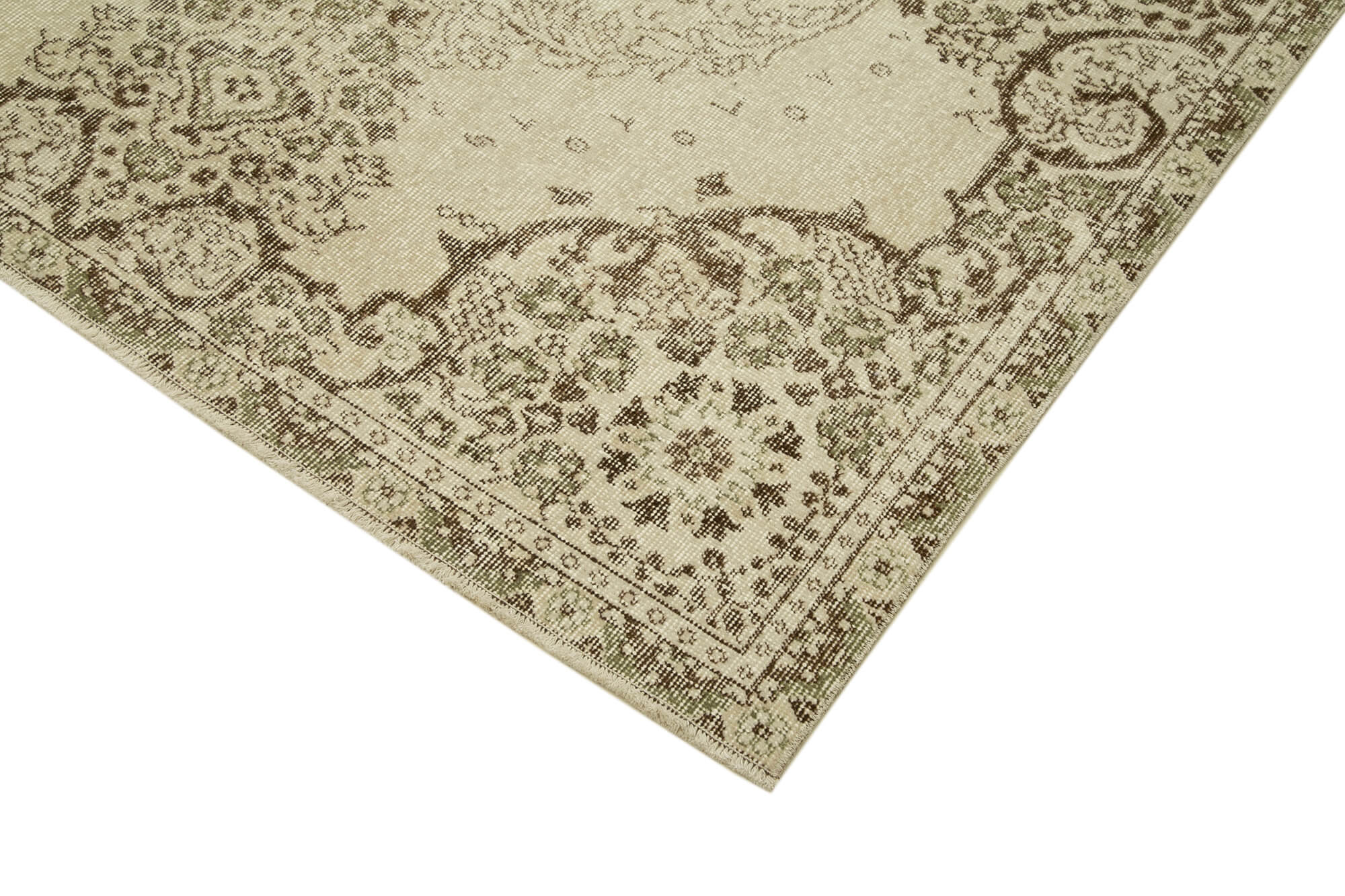 Handmade One-of-a-Kind Oriental Beige Carpet 164 cm x 289 cm