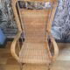 Fauteuil rotin 1930-50