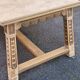 Table à manger de ferme bretonne extensible rénovée en chêne 19ème 200-290c