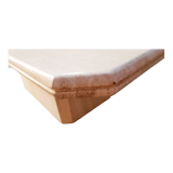 Travertine coffee table