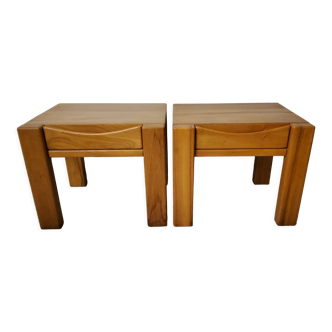 Regain elm bedside tables