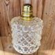Globe hanging lamp in vintage bubbled molded glass