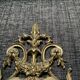 Louis XV style mirror in brass