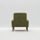 Fauteuil Marlon velour artichaut