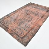 Tapis turc vintage classique en laine terracotta