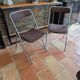 Paire de chaises pliantes Jean Sauvignet