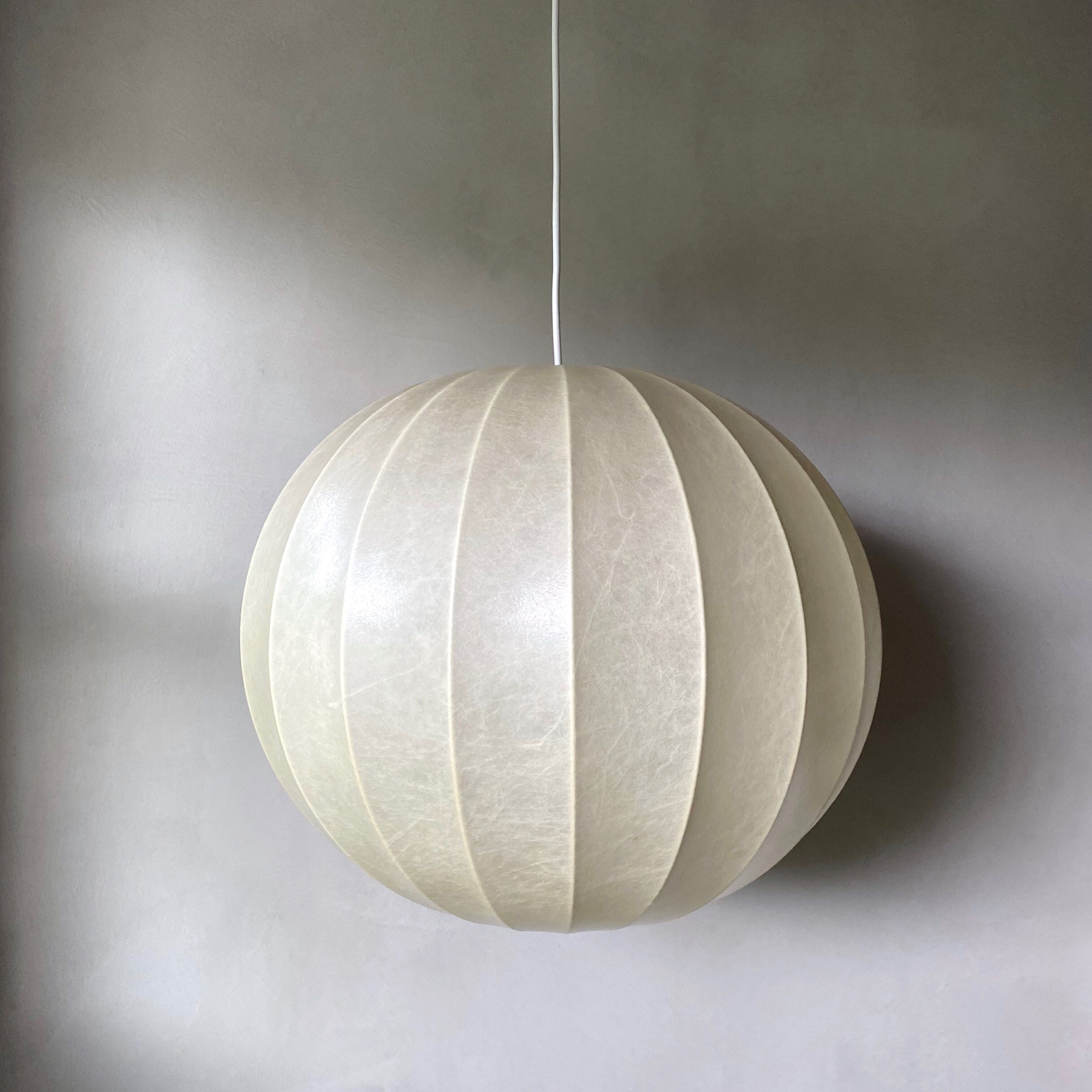 Mid Century Cocoon Lamp, Vintage Interior, 60's