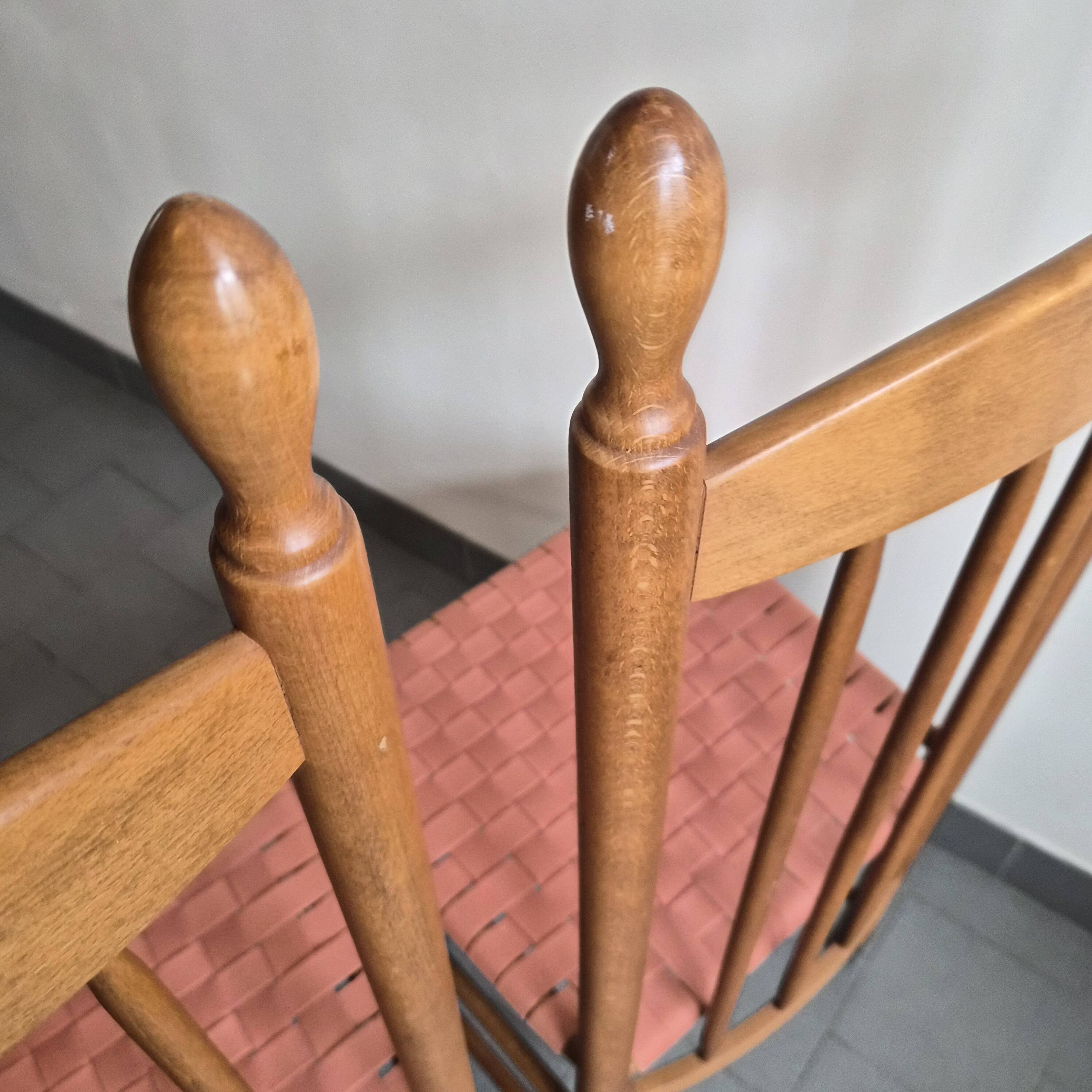 Set of 4 vintage 1980s "Racine" chairs for Roche-Bobois