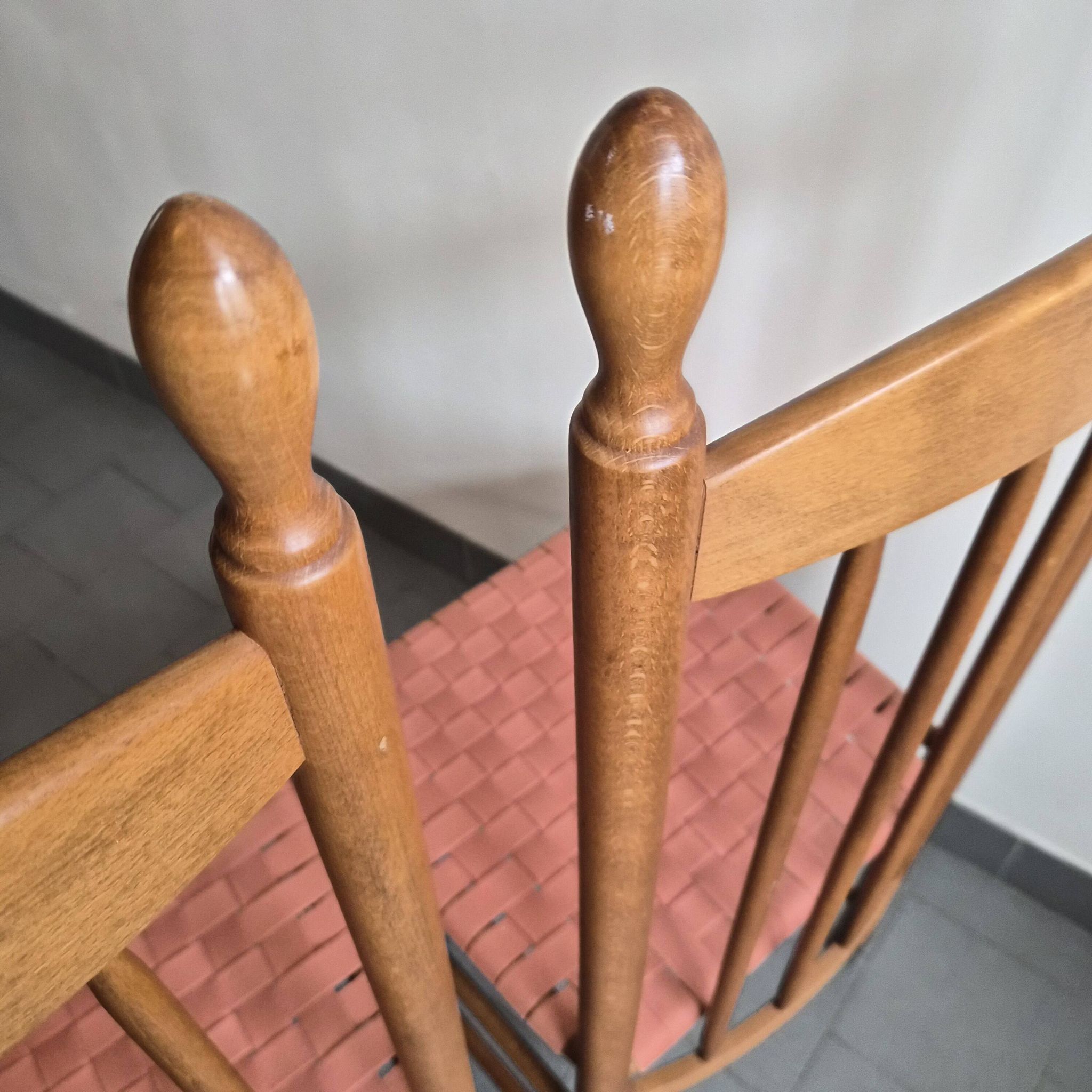 Set of 4 vintage 1980s "Racine" chairs for Roche-Bobois