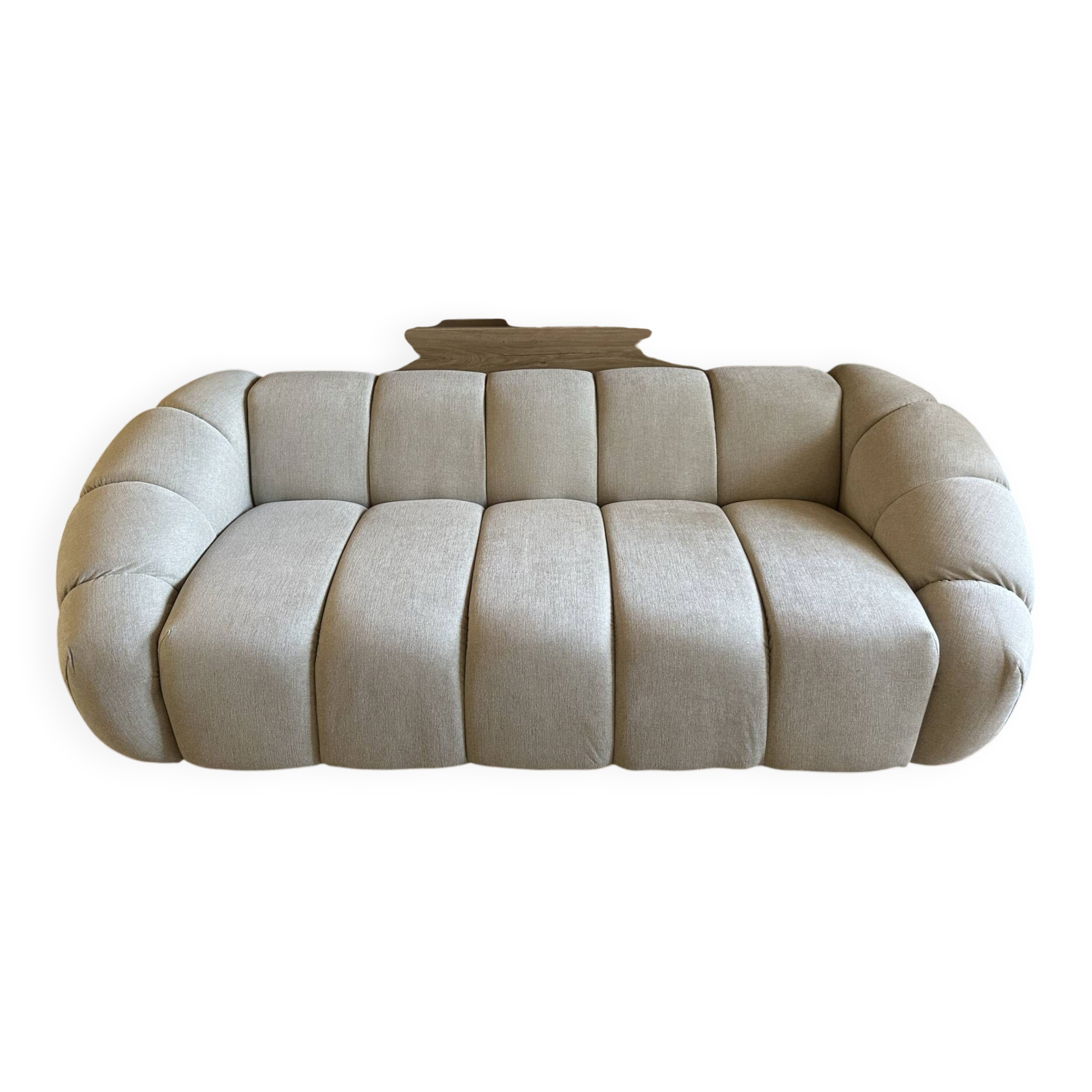 Two-seater sofa - contemporary design - as new condition