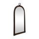 A rattan and bamboo mirror