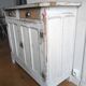 Vintage Parisian sideboard in its original patinated paint.