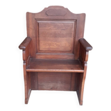 Fauteuil chêne.