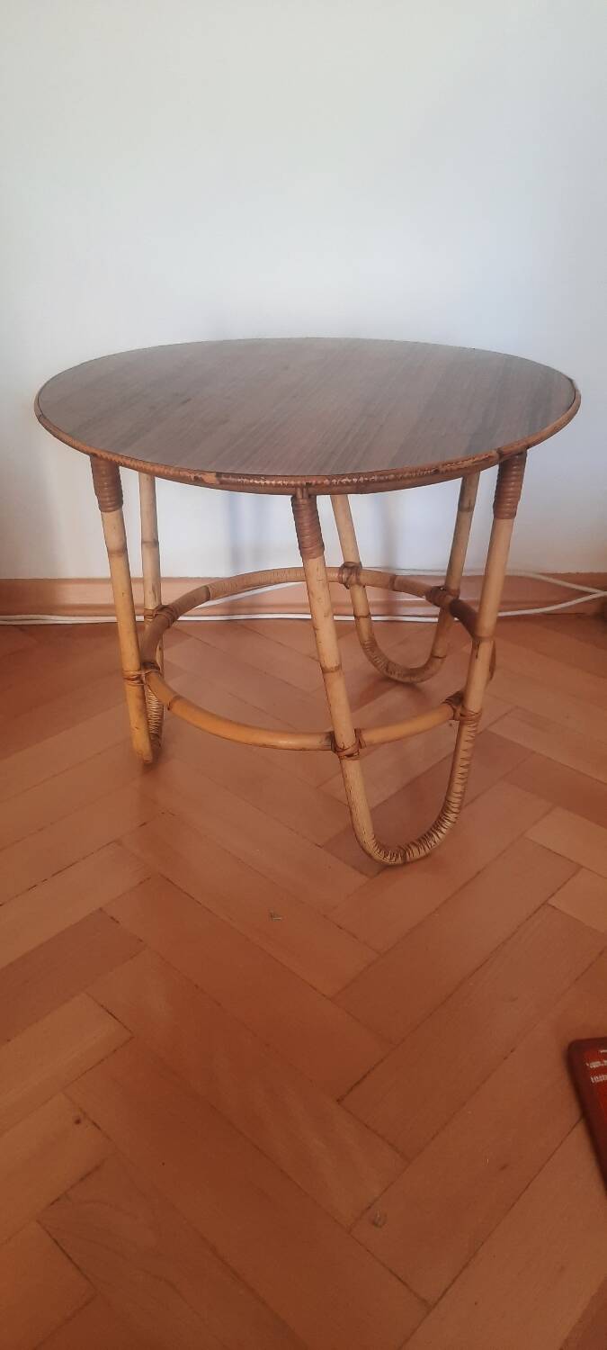 Table basse bambou