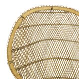 Large Rattan Wicker Peacock Chair Throne Emanuelle Boho 131cm