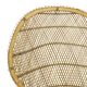 Large Rattan Wicker Peacock Chair Throne Emanuelle Boho 131cm