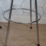 Series of 4 nuta chrome stools