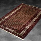 Handwoven Mir-Saruk oriental rug, Middle East 1960s