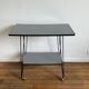 Side table - TV stand - vintage 70s - checkered