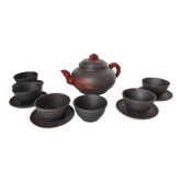 Service à thé chinois dans un coffret