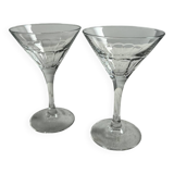 Set of 2 Luminarc stemmed glasses