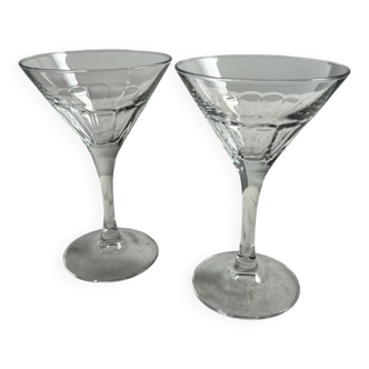 Set of 2 Luminarc stemmed glasses
