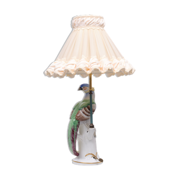 Porcelain Pheasant Table Lamp Germany 1950s