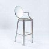 Philipe Starck Kong one arm aluminium barstool,1980s