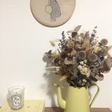 Yellow enamelled coffee maker