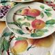 Set of 6 Art Nouveau Barbotine St Clément plates