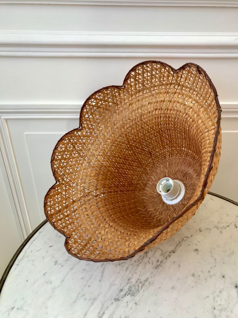 Rattan suspension flower petals 60s-70s