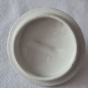Covered sugar bowl half-porcelain Lunéville Keller and Guerin A587