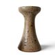 Pyrite stone candlestick vase, Alain Blanchard 1970