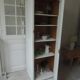 Vintage Parisian wardrobe re-enchanted in pearl gray with waxed finish.