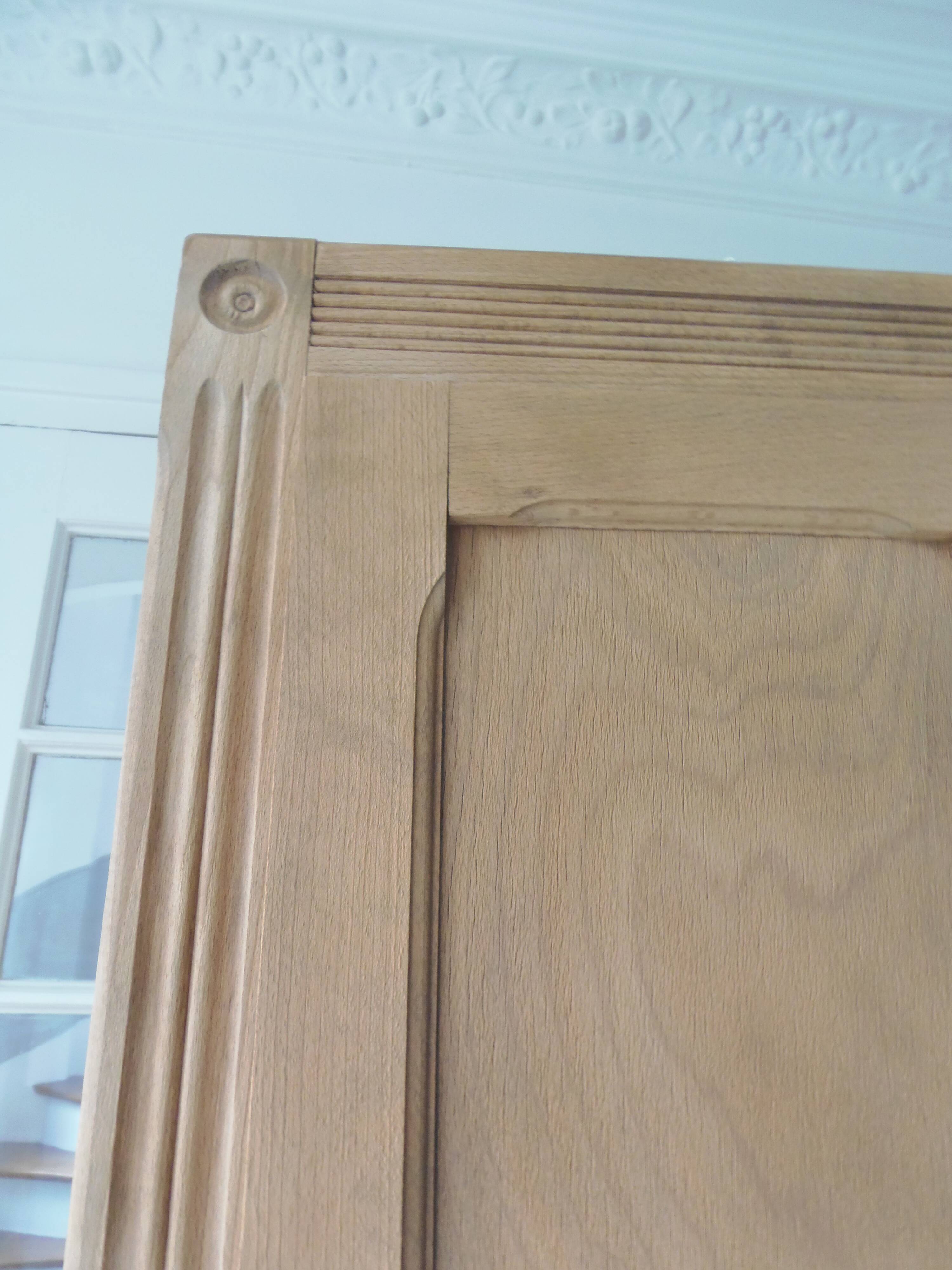 Wardrobe, vintage Parisian dresser has been completely sanded and waxed.