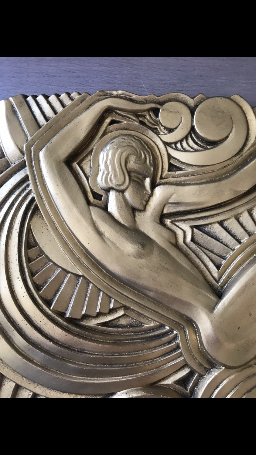 Low relief art deco folies bergères