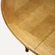 Extendable dining table in oak by Guillerme and Chambron - 1960s