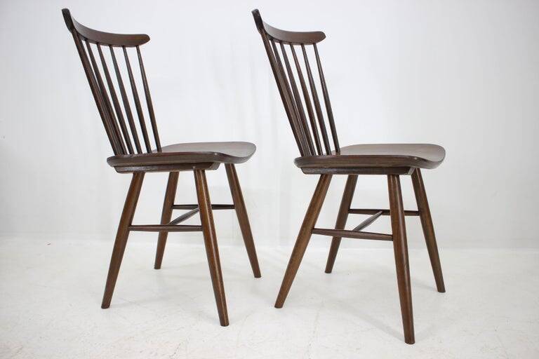 Set of Two Scandinavian Style Dinning Chairs, 1960s