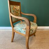 Suite of three antique armchairs