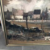 Impressionist painting on canvas, Kerfily