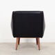 Leather armchair, danish design, 1970s, production: denmark