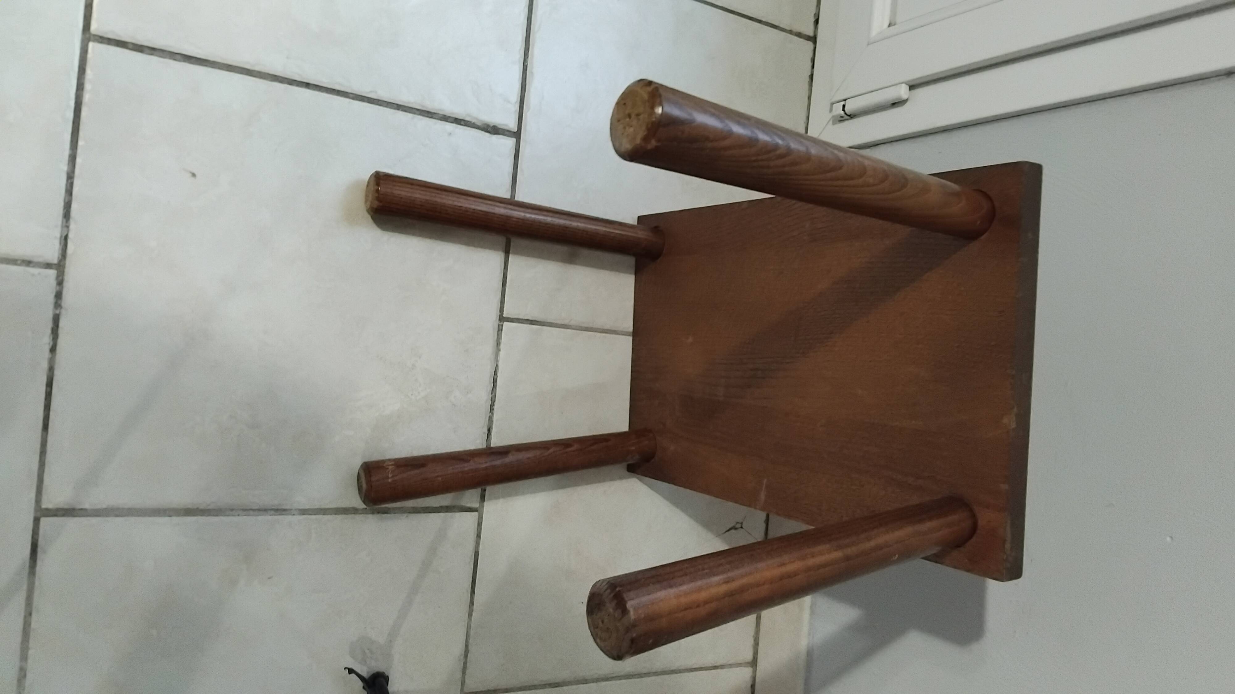 Vintage Scandinavian grand stool