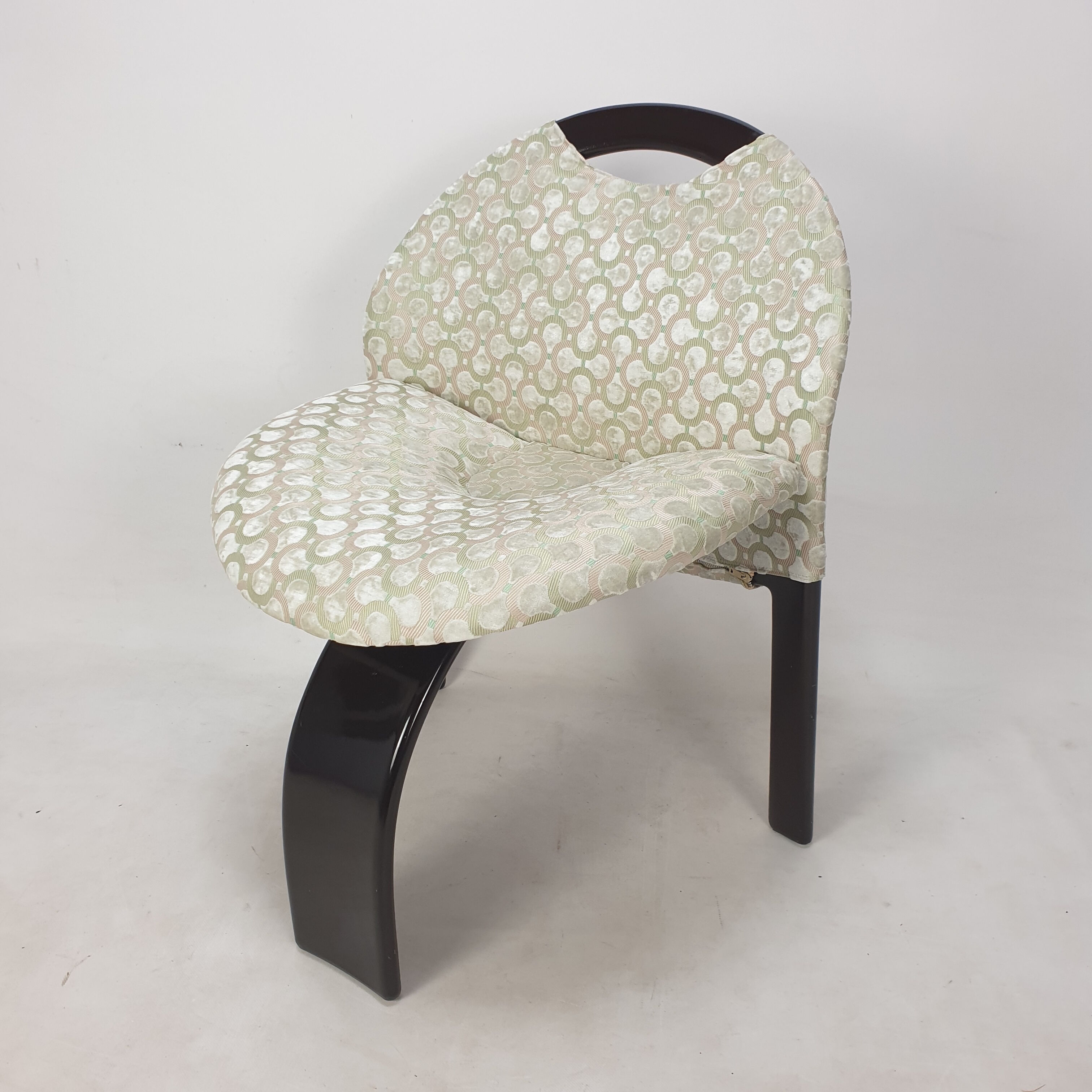 Set of 4 Giovanni Offredi Sail chairs by Saporiti Italy 1973