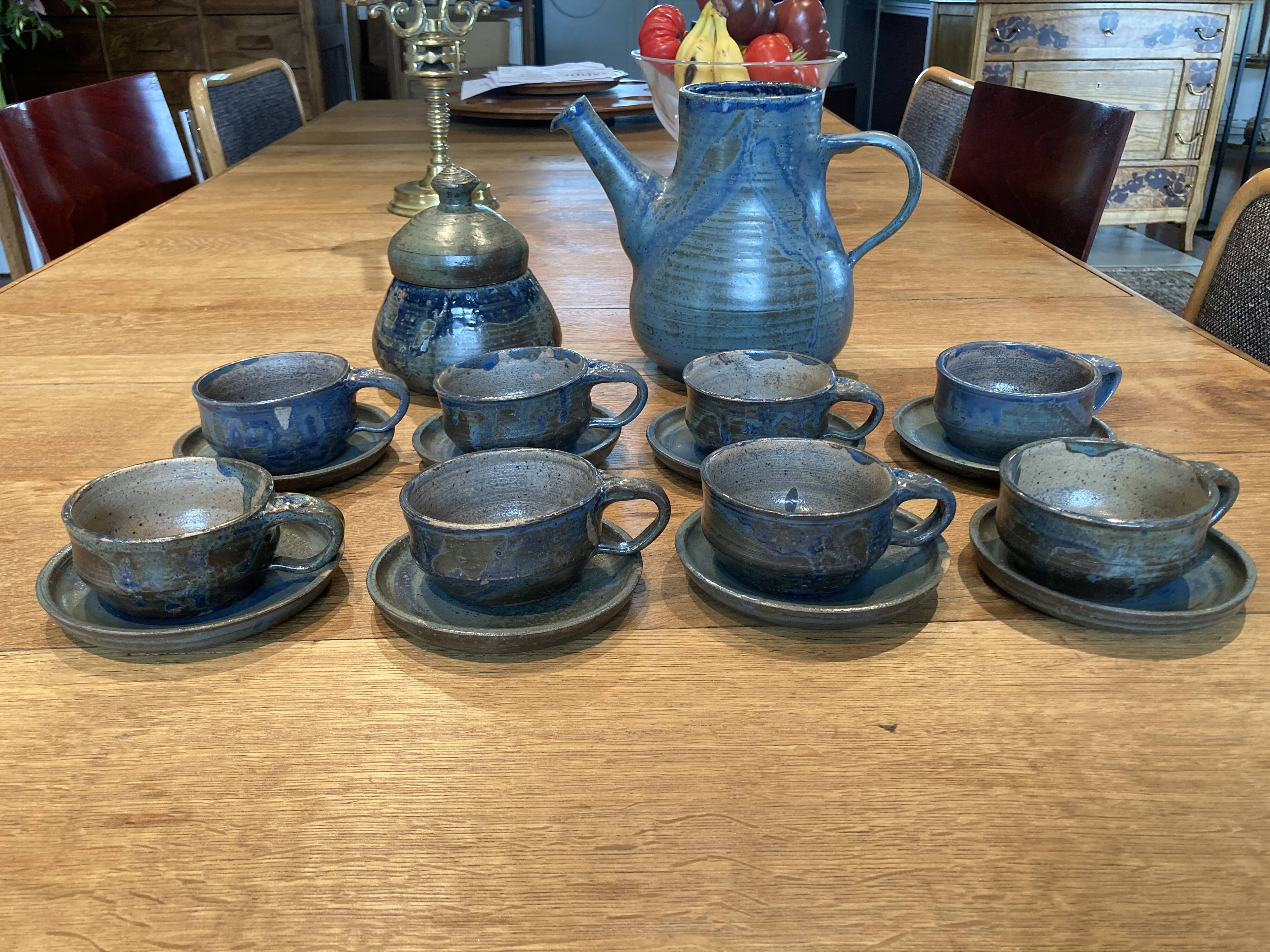 Coffee or tea service in sandstone