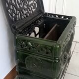 Poele en fonte émaillée pour déco