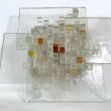 Mid-Century Murano Glass wall light by Albano Poli for Poliarte. Italy 1970s