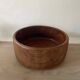 Vintage teak coupe salad bowl